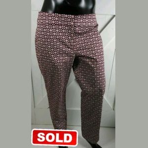 ZAC & RACHEL SLIM ANKLE CROPPED CASUAL PANTS